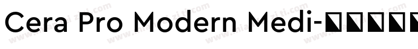 Cera Pro Modern Medi字体转换